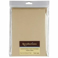 Best Pirce 💯 Gold Cards & Envelopes by Recollections®, 5" x 7" 😉