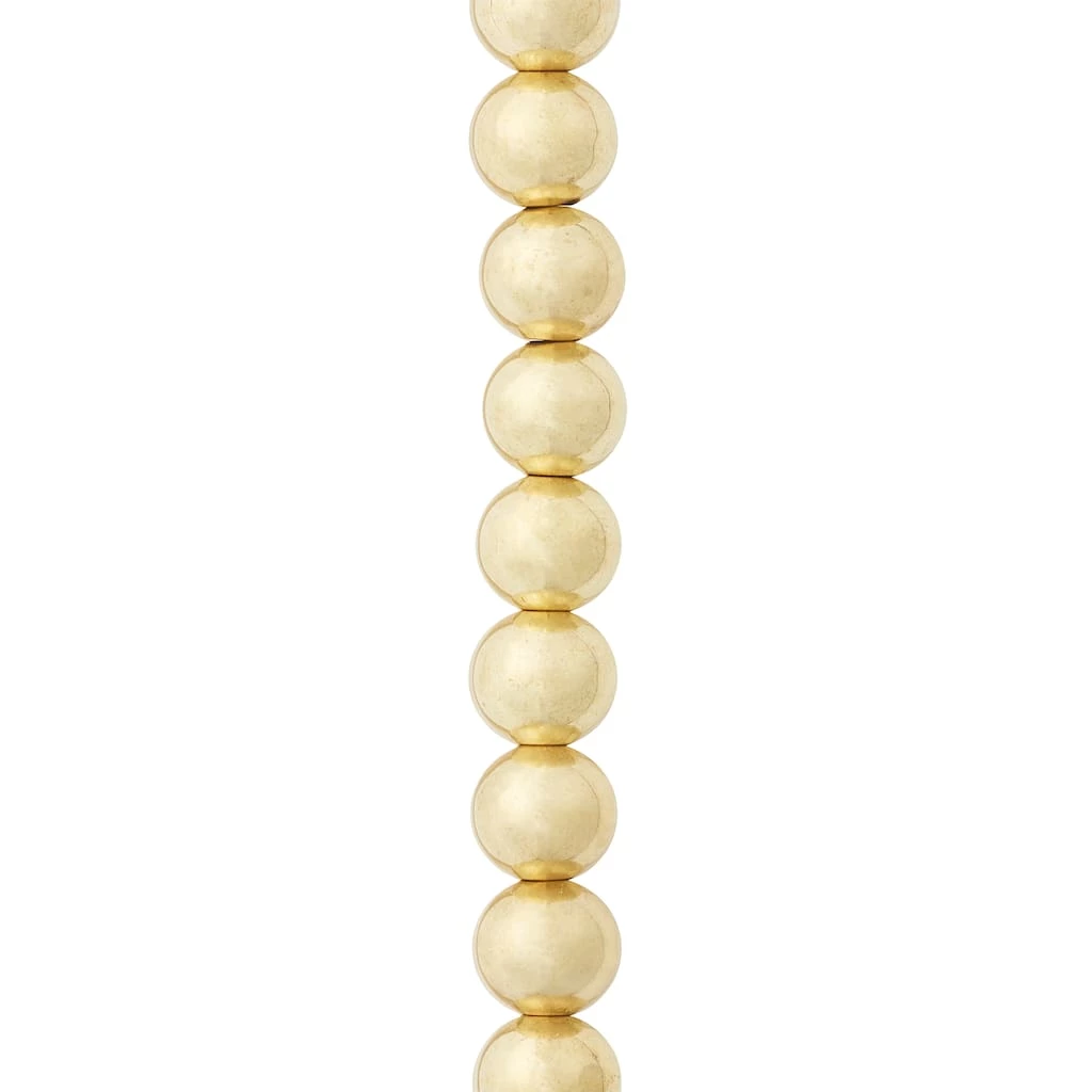 Buy π Gold Metal Round Beads, 8mm by Bead Landing™ βοΈ