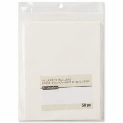 Wholesale ⭐ 4.6" x 5.75" Ivory Envelopes Value Pack, 50ct. by Recollections™ 👏