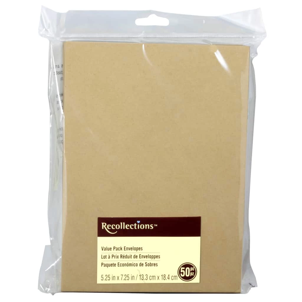 Best reviews of π 5.25" x 7.25" Kraft Envelope Value Pack, 50ct. by Recollections® β