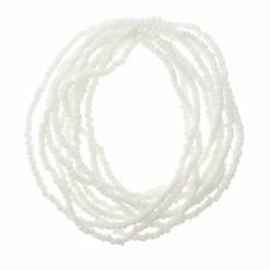 Cheapest π White Glass Rondelle Seed Beads, 6/0 by Bead Landing™ π₯