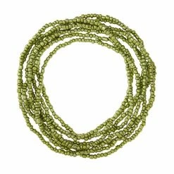 Best Sale ⌛ Bead Gallery® Green Glass Seed Beads, 6/0 🔔