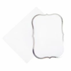 Brand new 🔥 Silver Foil Flat Cards & Envelopes by Recollections™, 5" x 7" 😍