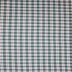 New π Feldman Green & Red Small Homespun Plaid Cotton Fabric β