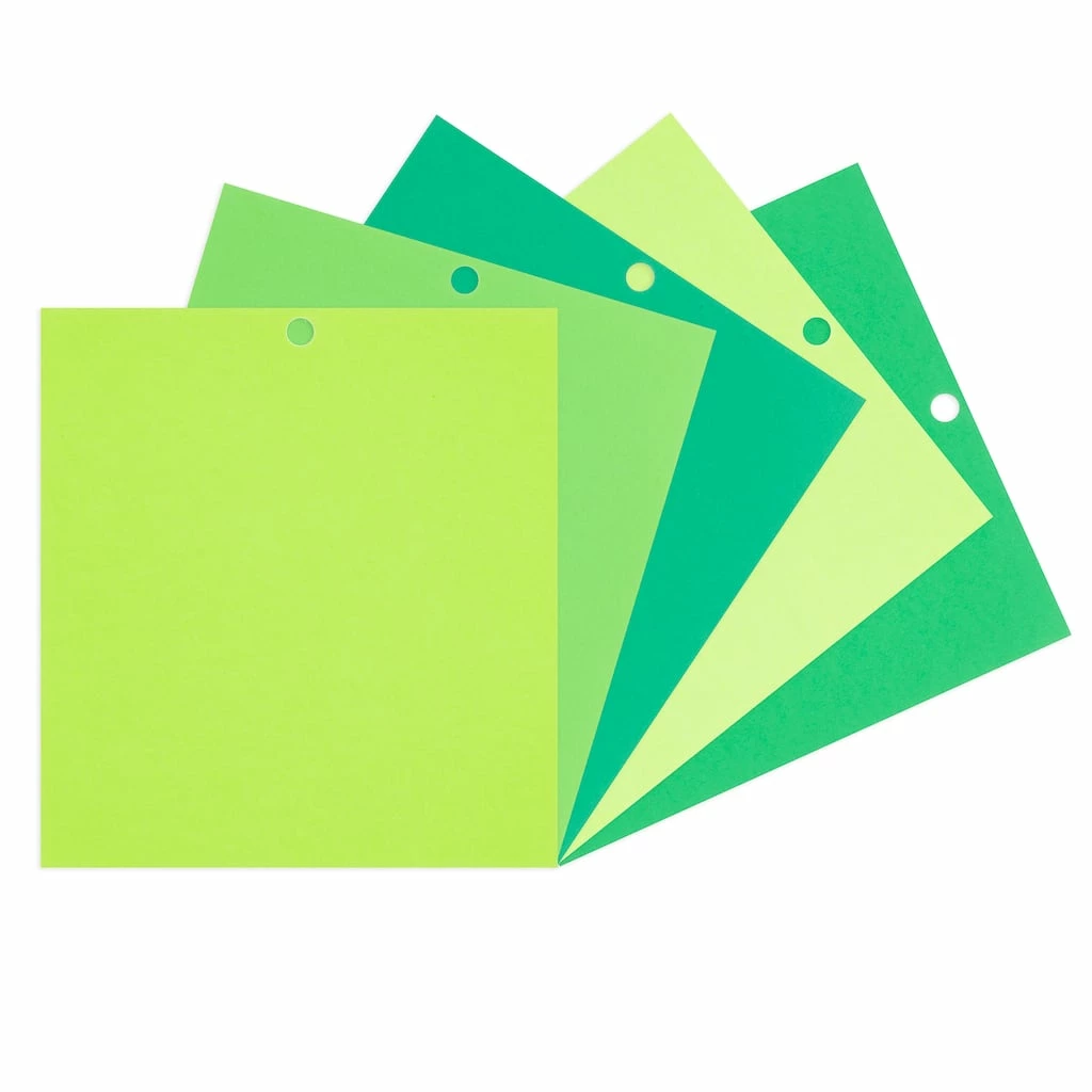 Best deal π Feathered Green 6" x 6.5" Cardstock Paper by Recollections™, 100 Sheets π - Image 3