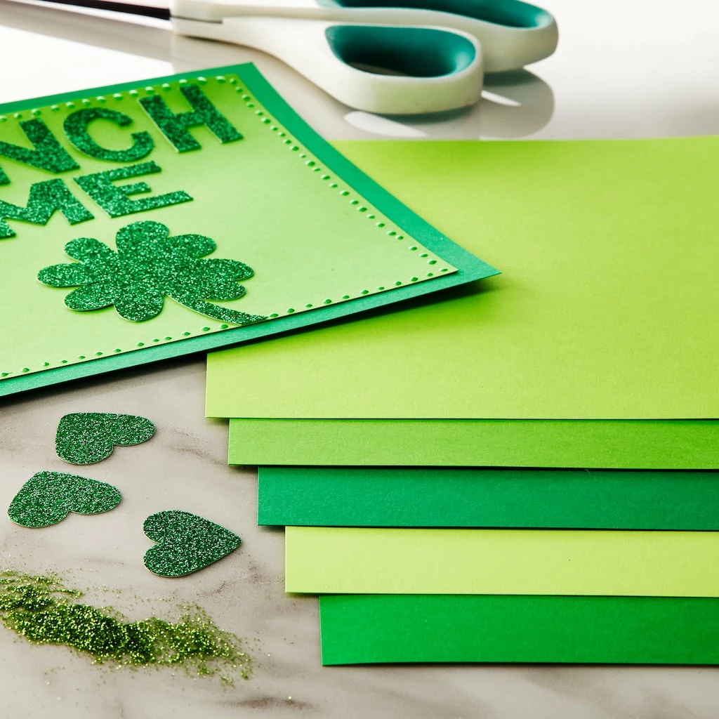 Best deal π Feathered Green 6" x 6.5" Cardstock Paper by Recollections™, 100 Sheets π - Image 2