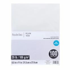 Best deal 😀 Clear 8.5" x 11" Vellum Paper by Recollections™, 100 Sheets 🛒