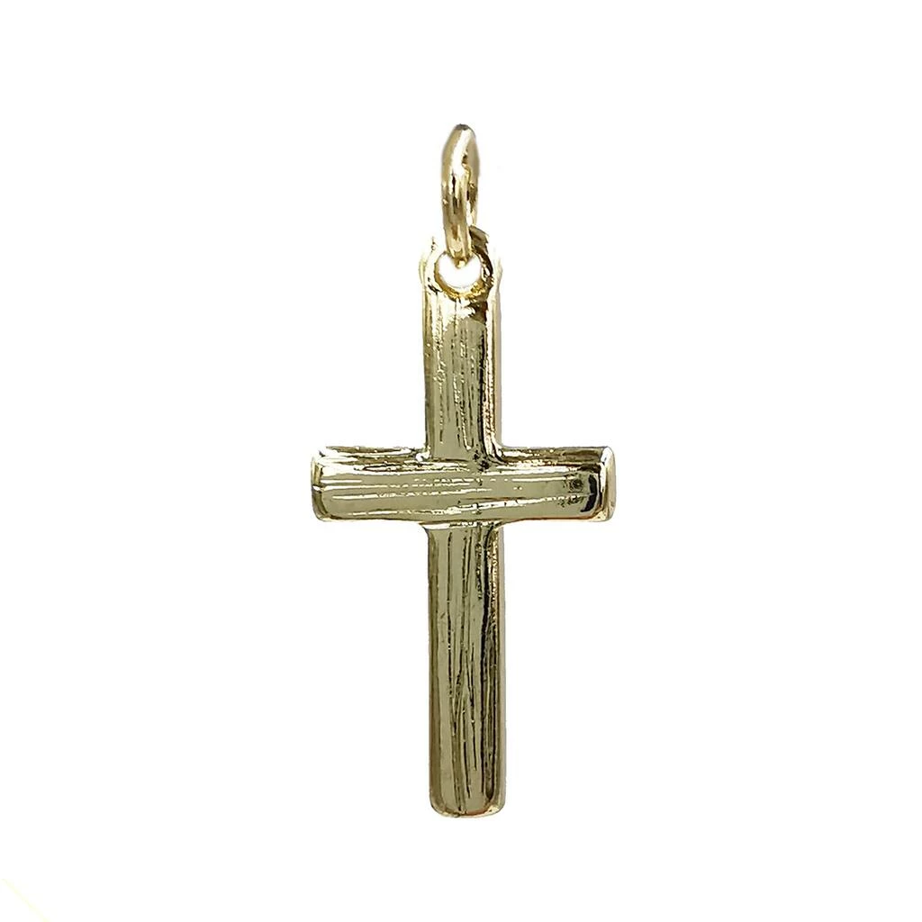 Deals π Charmalong™ 14K Gold Plated Pavé Cross Charm by Bead Landing™ βοΈ - Image 5