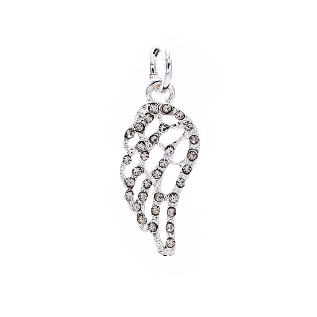 Best reviews of π Charmalong™ Silver Plated Pavé Wing by Bead Landing™ π