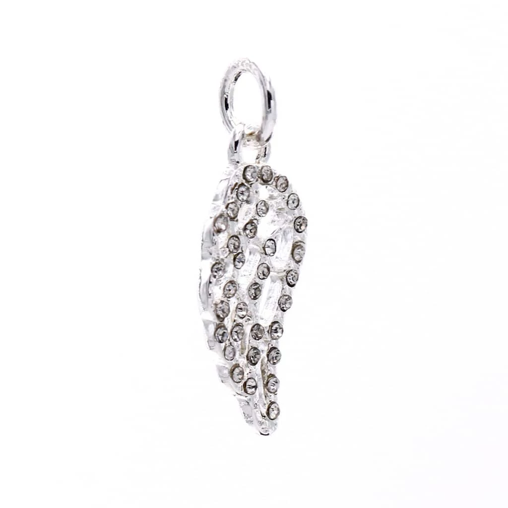 Best reviews of π Charmalong™ Silver Plated Pavé Wing by Bead Landing™ π - Image 3