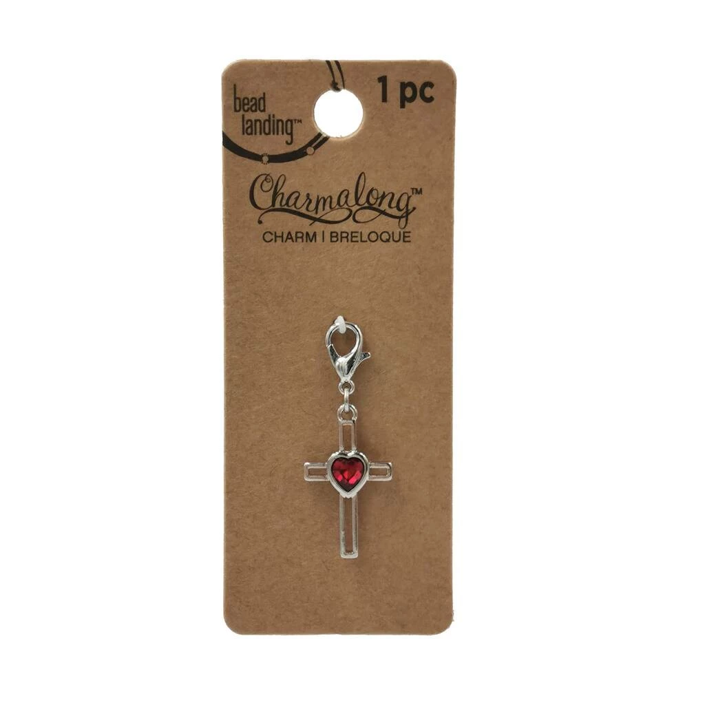 Flash Sale β€οΈ Charmalong™ Red Heart & Cross Charm by Bead Landing™ π - Image 5