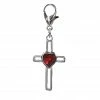 Flash Sale ❤️ Charmalong™ Red Heart & Cross Charm by Bead Landing™ 😀