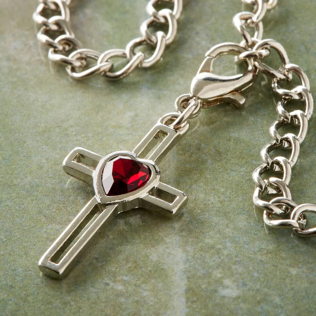 Flash Sale β€οΈ Charmalong™ Red Heart & Cross Charm by Bead Landing™ π - Image 2