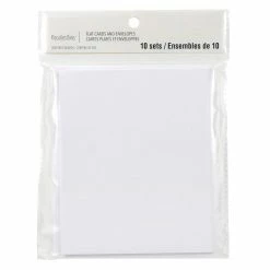 Deals 💯 White Flat Cards & Envelopes by Recollections™, 4.25" x 5.5" 😉