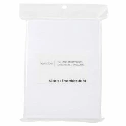 Best Sale ✔️ White Flat Cards & Envelopes by Recollections™, 5" x 7" 🧨