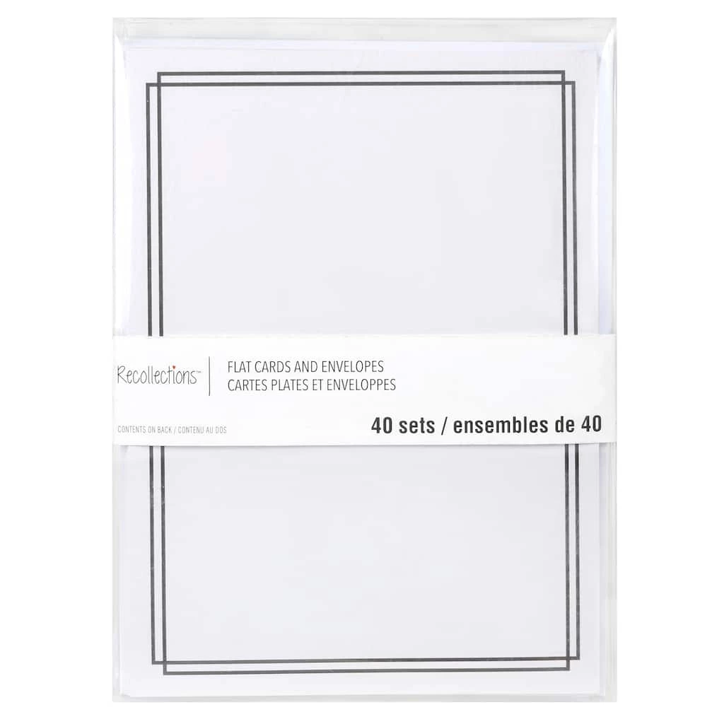 Best deal π Black Border Flat Cards & Envelopes by Recollections™, 5" x 7" π§¨
