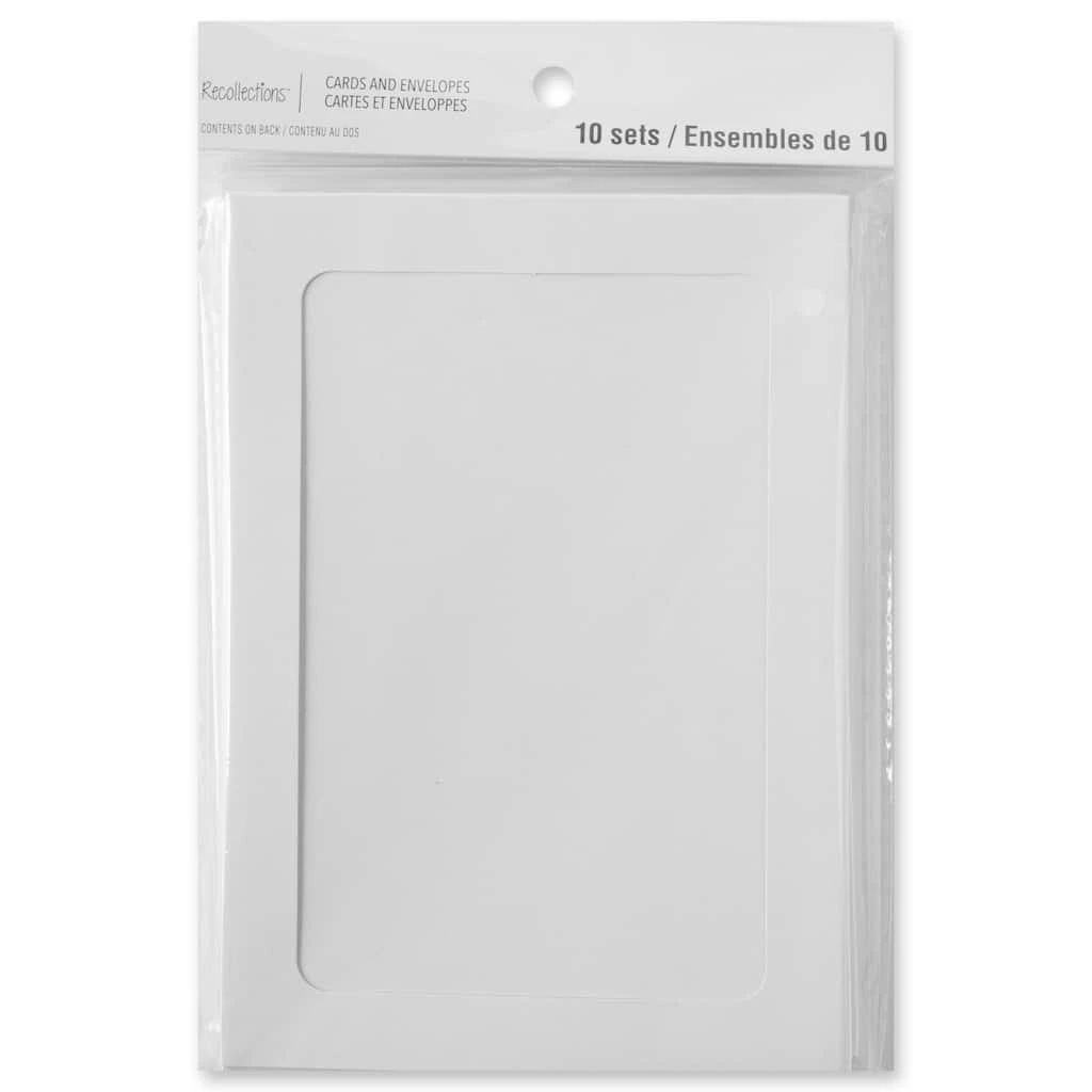 Buy π White Frame Cards & Envelopes by Recollections™, 5" x 7" π― - Image 3