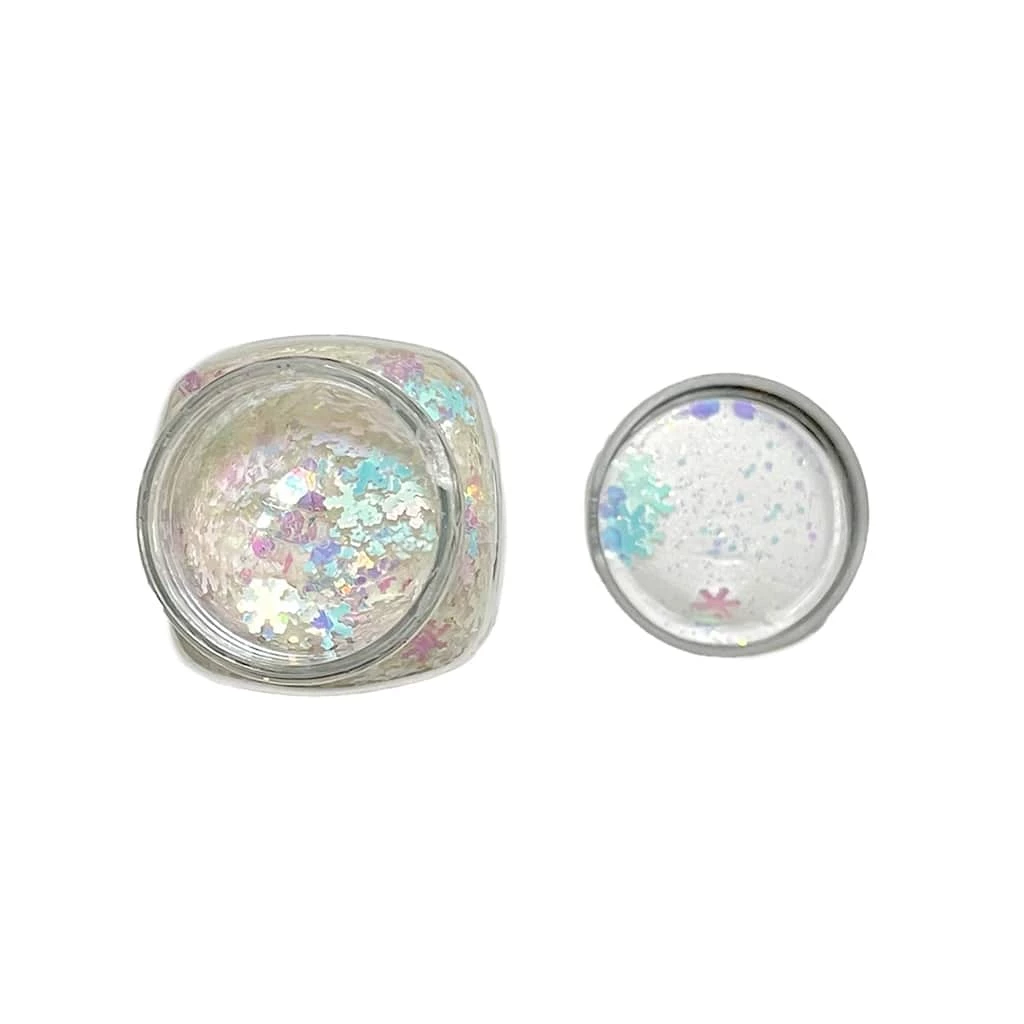 Deals π₯° Specialty Polyester Glitter White Iridescent Snowflakes by Recollections™ β€οΈ - Image 3