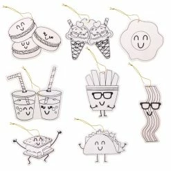 Cheap π Food Color-In Wood Ornaments by Creatology™ π§¨