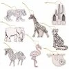 Discount ⭐ Animals Color-In Wood Ornaments by Creatology™ 💯