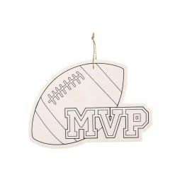 Deals ❤️ Football Color-In Wood Ornament by Creatology™ 🥰