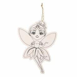 Cheapest 🧨 Fairy Color-In Wood Ornament by Creatology™ 😍