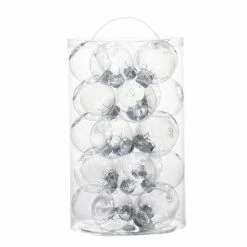 Discount 🤩 25ct. 67mm Clear Plastic Ball Ornaments by Artminds™ 💯