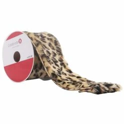 Wholesale 🎉 3.5" Faux Fur Wired Leopard by Celebrate It™ ❄ Christmas 🧨