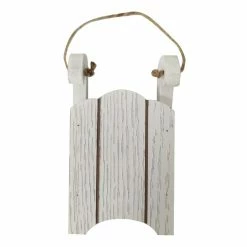 Outlet 😉 5" White Sled Ornament by Michaels 😉