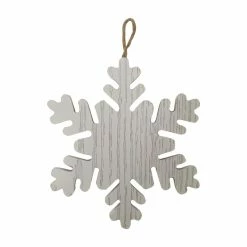 Wholesale 🧨 5" White Snowflake Ornament by Michaels 🎉