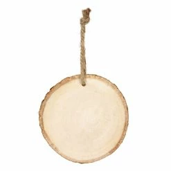 New 👏 4" Unfinished Basswood Round Ornament by Michaels ⭐