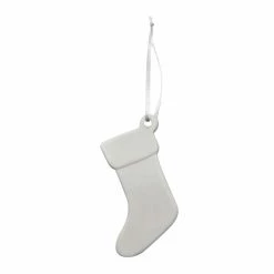 Coupon 😀 4" Ceramic 🎄 Christmas Stocking D.I.Y. Ornament by Michaels 😍