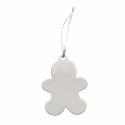 Cheapest 😉 4" DIY Unfinished Ceramic Gingerbread Ornament by Michaels ⌛