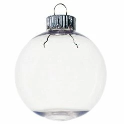 Best deal 🎁 Christmas 4ct. 3.5" Clear Glass Ball Ornaments by Michaels 😉