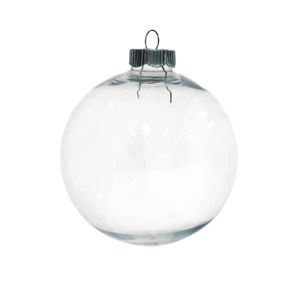 Coupon π Christmas 2.5" Clear Plastic Ball Ornament by Michaels π