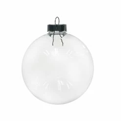 Deals 🎁 Christmas 4" Clear Plastic Disc Ornament by Michaels 😉