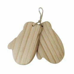 New ⌛ 4" Unfinished Wood Mittens Ornament by Michaels 🔔