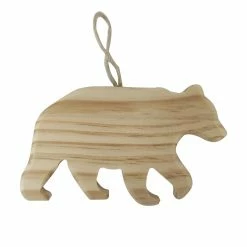 Cheapest 😍 5" Unfinished Wood Bear Ornament by Michaels 🔥