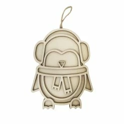 Flash Sale 🎉 4.5" Unfinished Wood Penguin Ornament by Michaels 😉