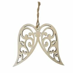 Best reviews of 🔔 5" Unfinished Wooden Wings Ornament by Michaels 👏