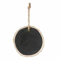 Brand new 🧨 4" Unfinished Black Birch Round Ornament by Michaels 😍
