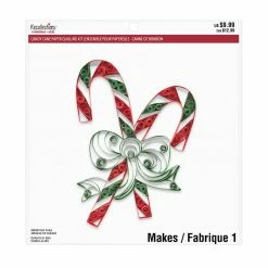 Best reviews of ⭐ Candy Cane Paper Quilling Kit by Recollections™ 🎄 Christmas 🤩