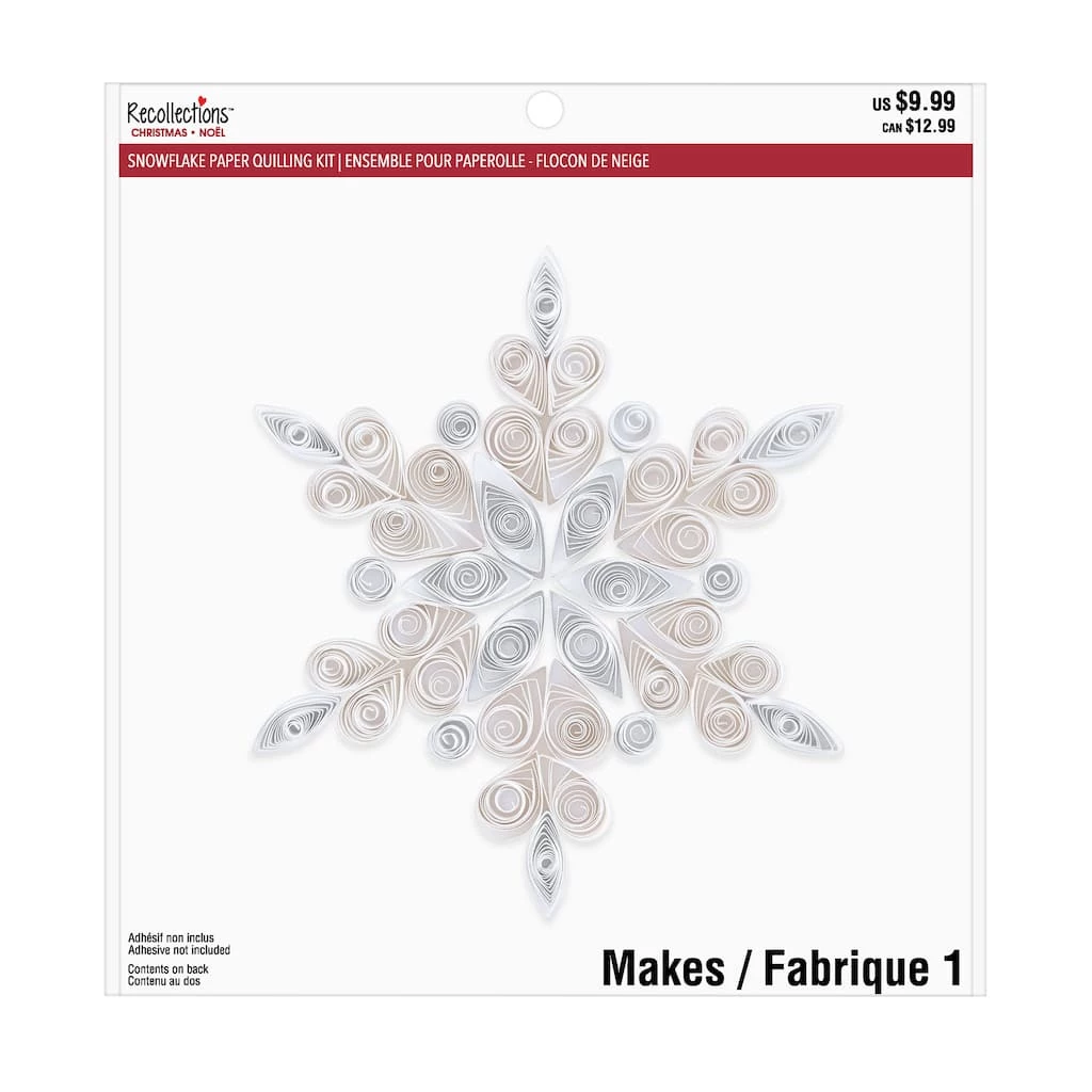 Best Sale β€οΈ Snowflake Paper Quilling Kit by Recollections™ π Christmas β¨