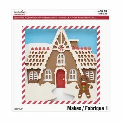 Brand new ❤️ Gingerbread House Paper Layering Kit by Recollections™ ❄ Christmas 💯