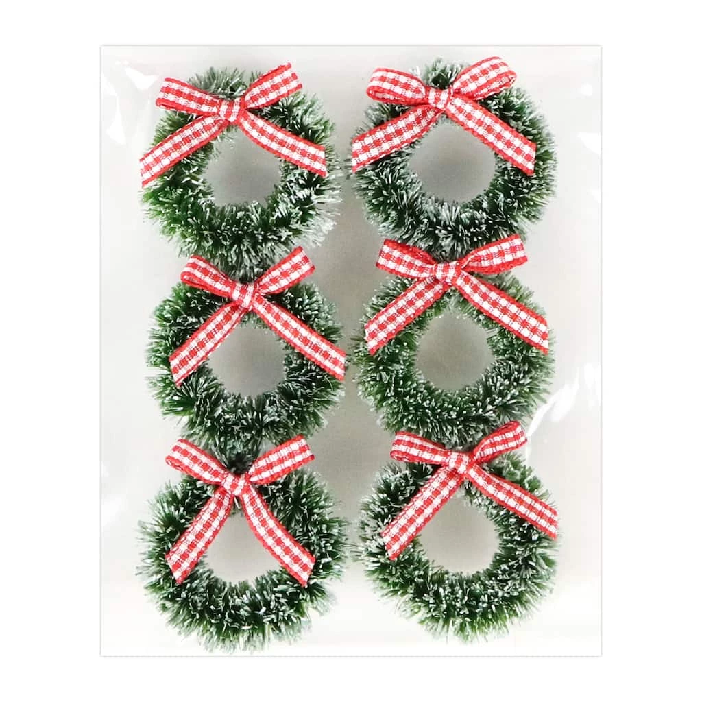 Buy π 3D Frosted Green Wreath π Christmas Stickers by Recollections™ π - Image 2