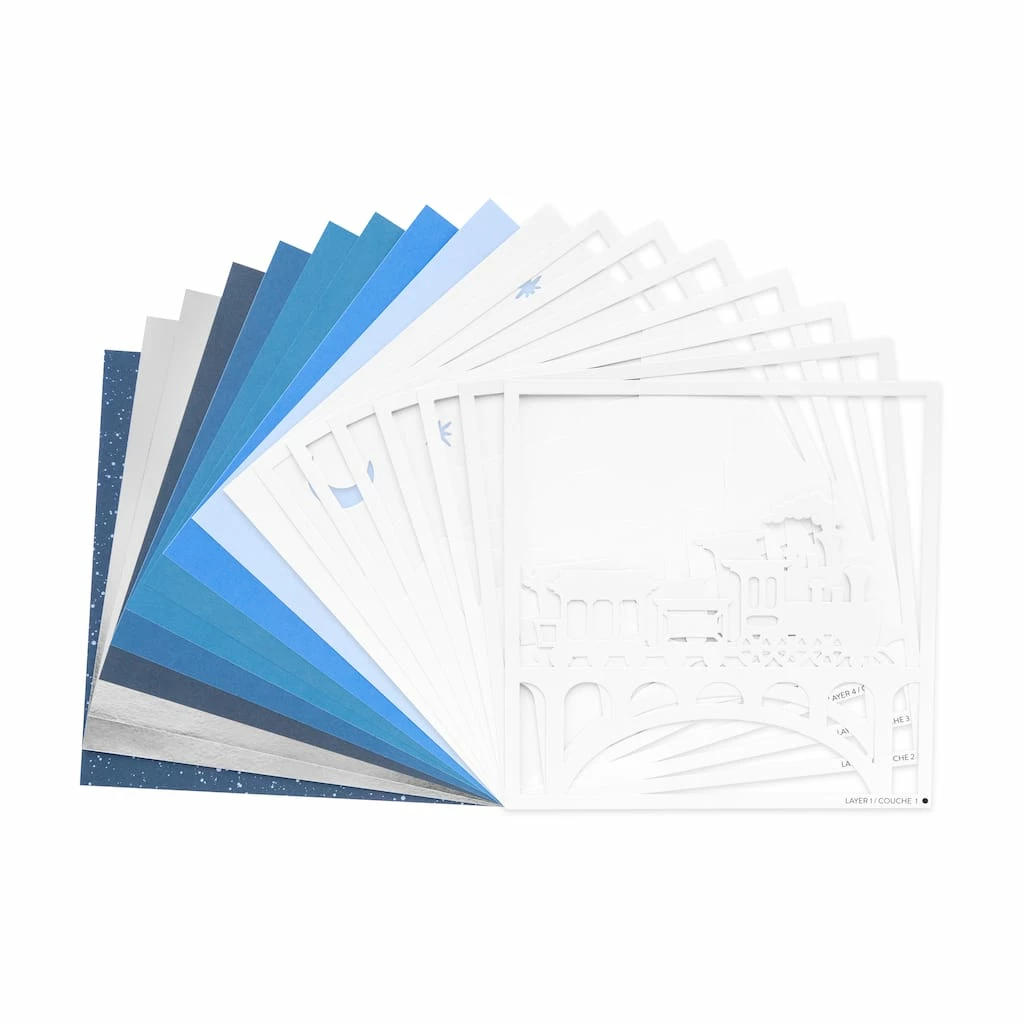 Cheapest π Midnight Train Paper Layering Kit by Recollections™ π Christmas β€οΈ - Image 3