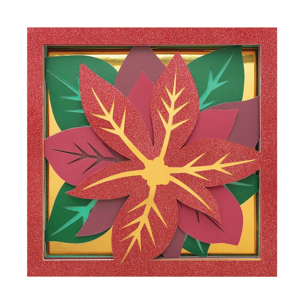 Hot Sale β¨ Poinsettia Paper Layering Kit by Recollections™ π Christmas π₯ - Image 2
