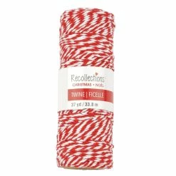 Top 10 β€οΈ 37yd. Red & White Twine by Recollections™ β Christmas π€©