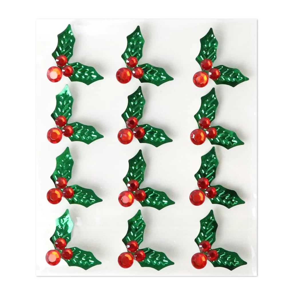 Cheapest π Holly Berry Leaf β Christmas Stickers by Recollections™ β¨ - Image 2