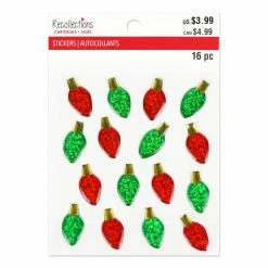 New 🎁 Bulb Ornament 🎄 Christmas Stickers by Recollections™ 🎁